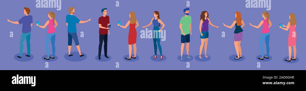Isometric digital smartphone vector design Stock Vector Image & Art - Alamy