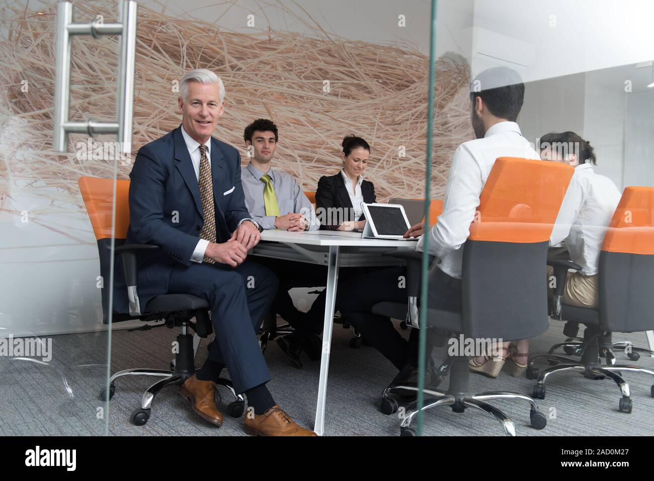 Business people group brainstorming on meeting Stock Photo - Alamy
