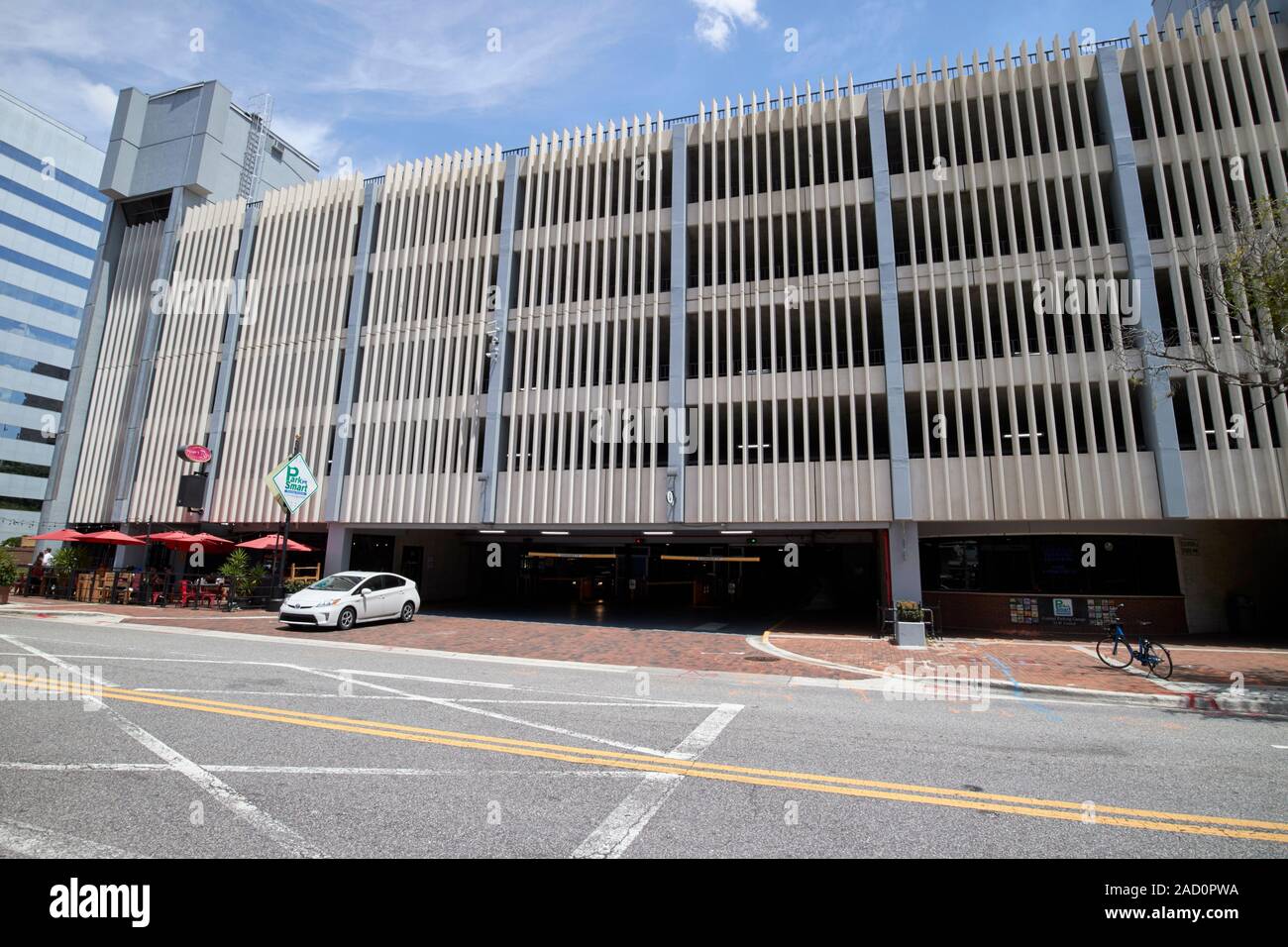 central boulevard parking garage city of orlando florida usa Stock Photo -  Alamy