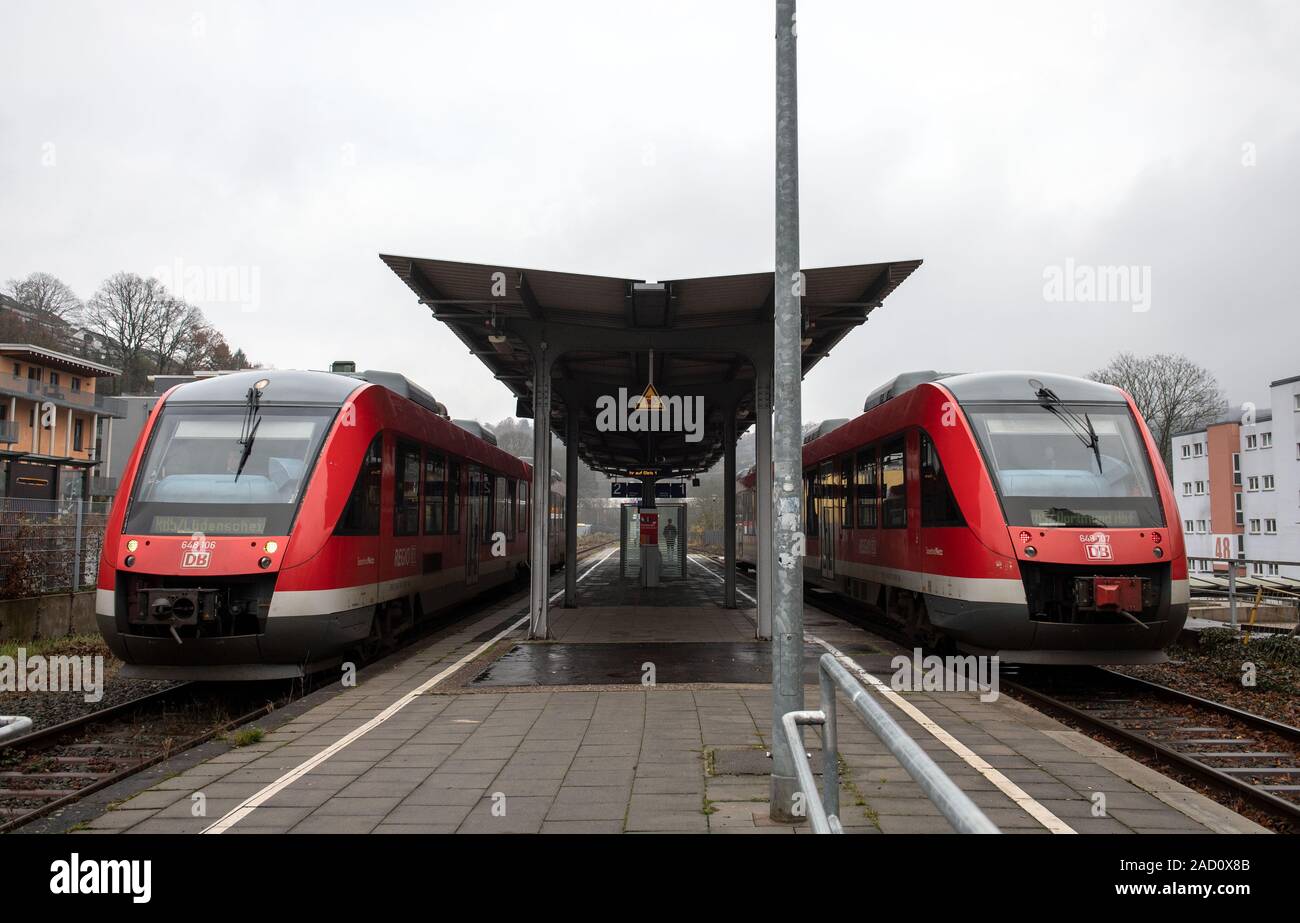 Herdecke Germany 03rd Dec 2019 There Are Two Local Trains At