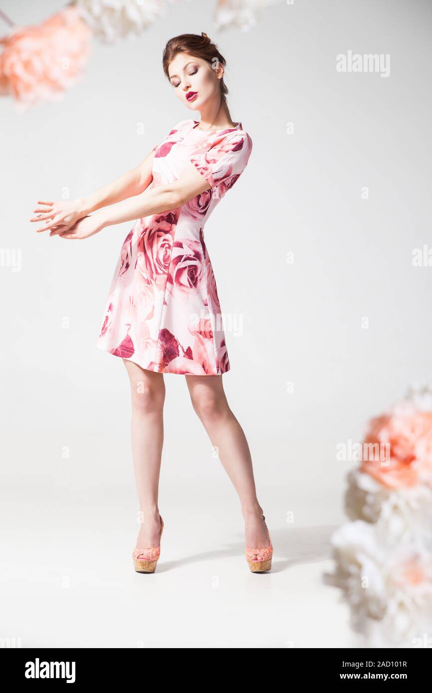 Young tender woman posing hi-res stock photography and images - Alamy