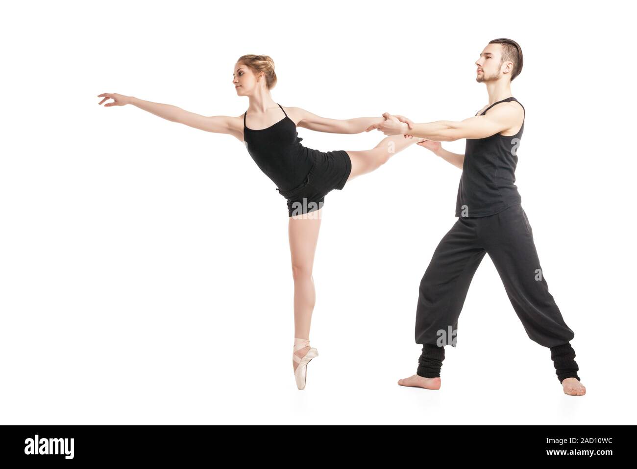 Ballet couple dancing Stock Photo - Alamy