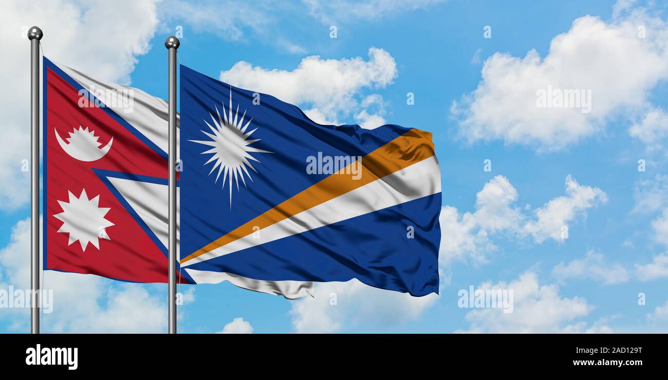 Nepal marshall islands flag hi-res stock photography and images - Alamy