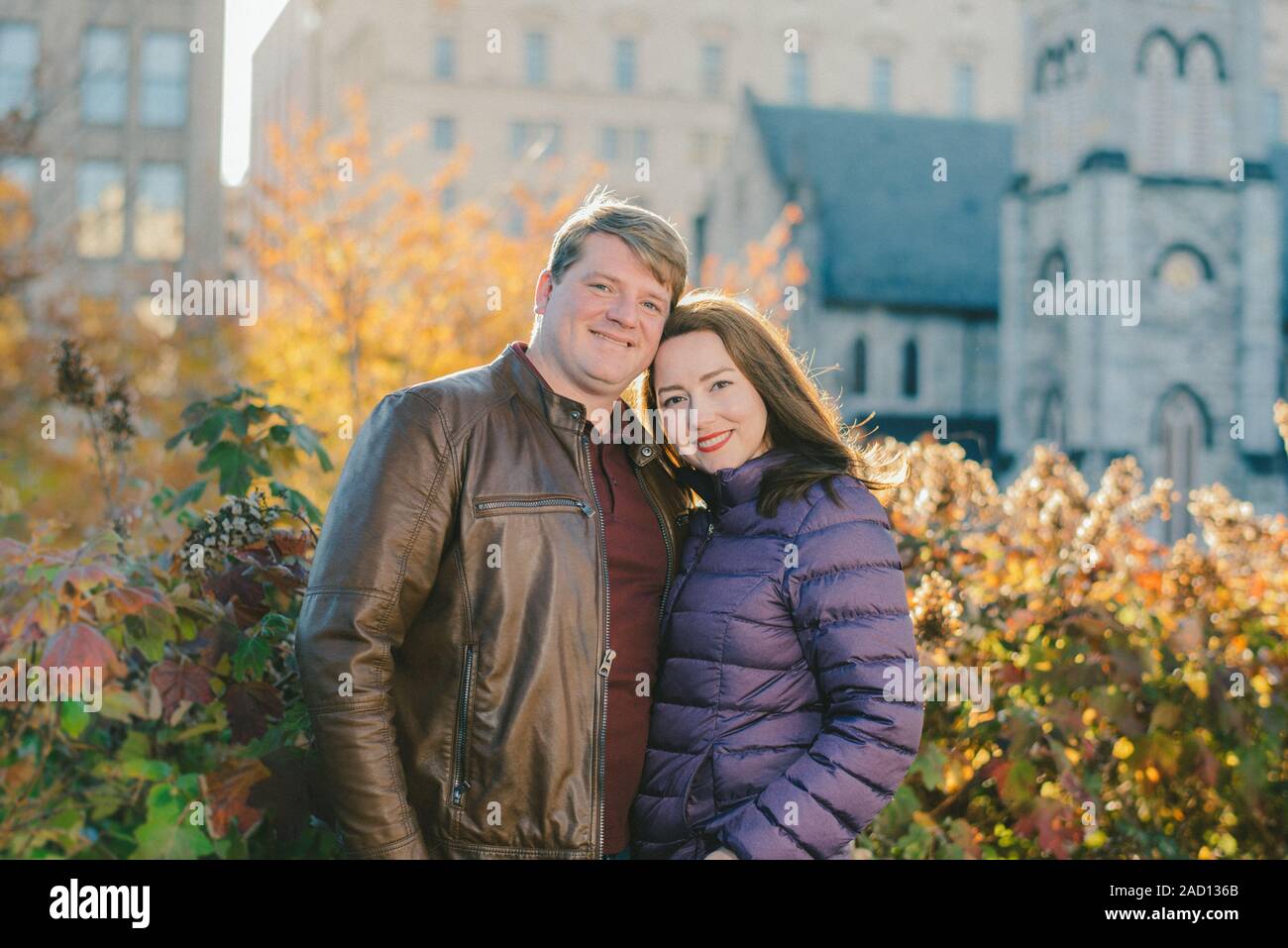 Couple in Harrisburg PA Stock Photo