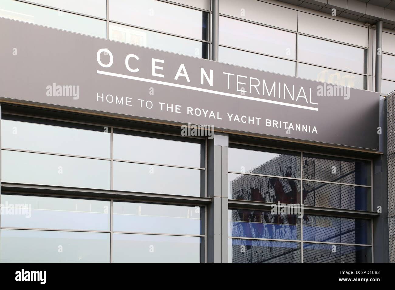 Edinburgh, Ocean Terminal, Royal Yacht Britannia Stock Photo Alamy