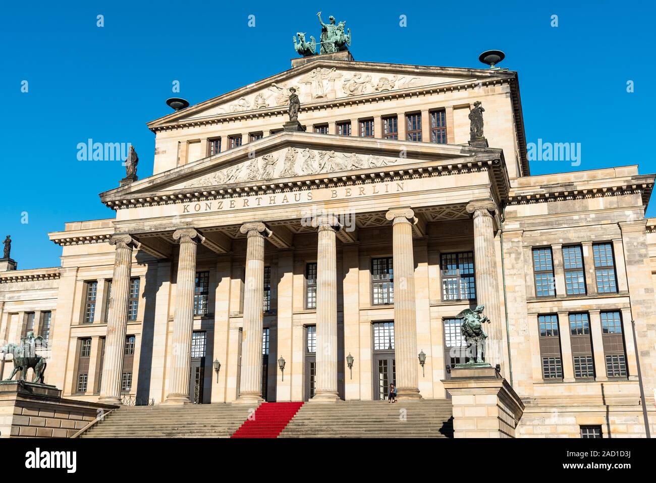 Concert hall at the Gendarmenmarkt, one of Berlins most beautiful places Stock Photo