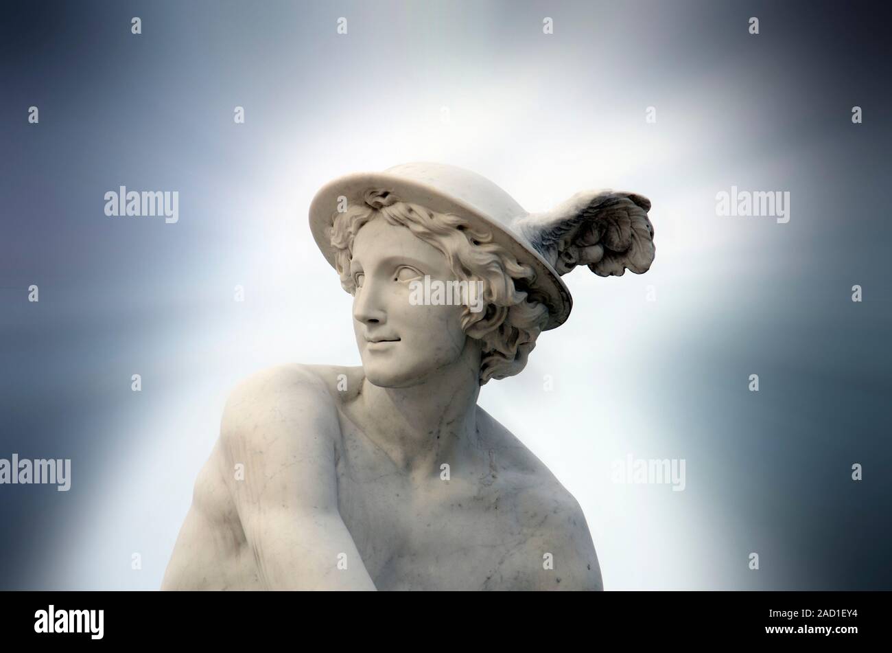 Mercury. Statue of the Roman god Mercury (Mercurius Stock Photo - Alamy