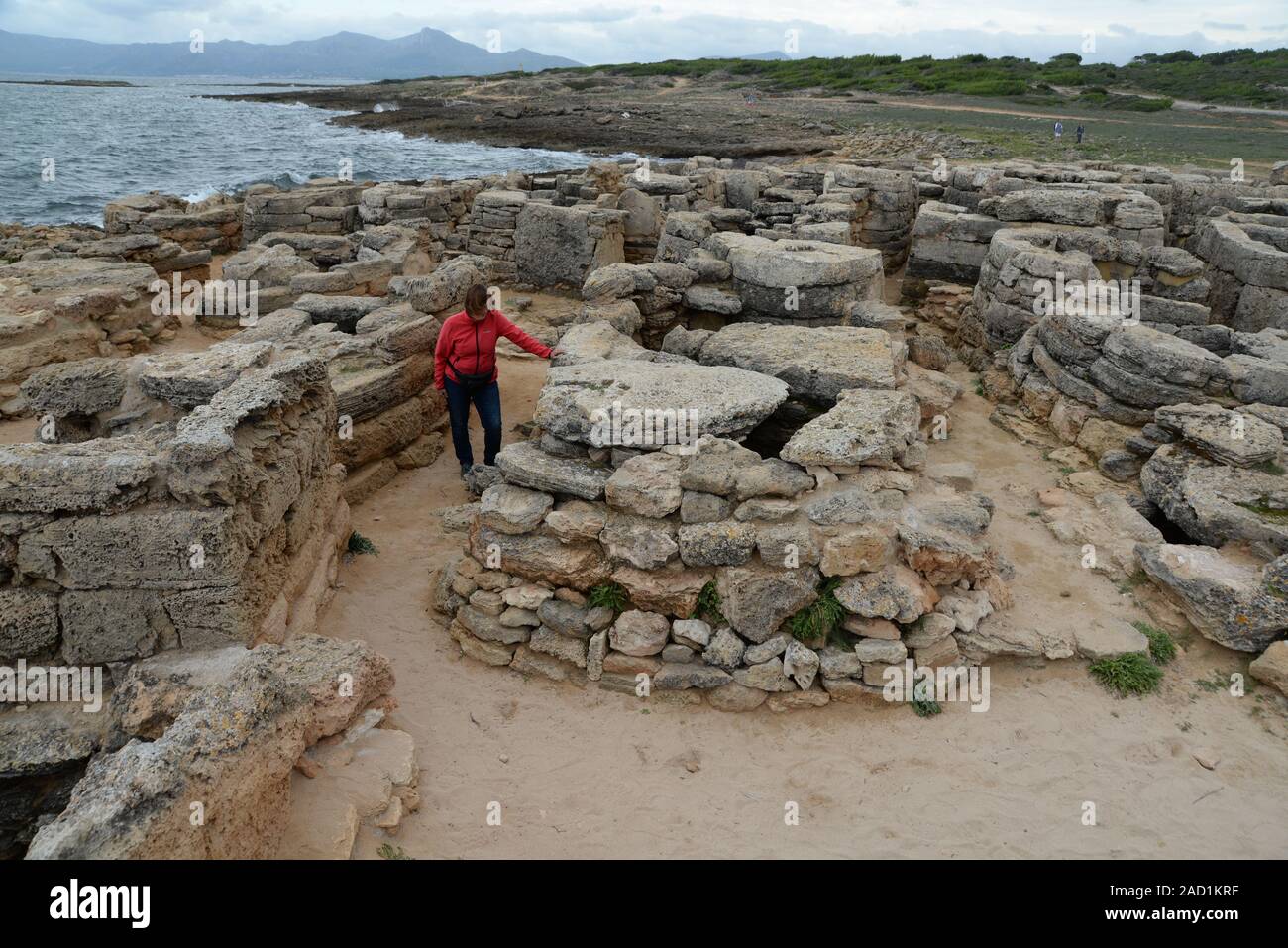 Necropolis of Son Real, Mallorca Stock Photo