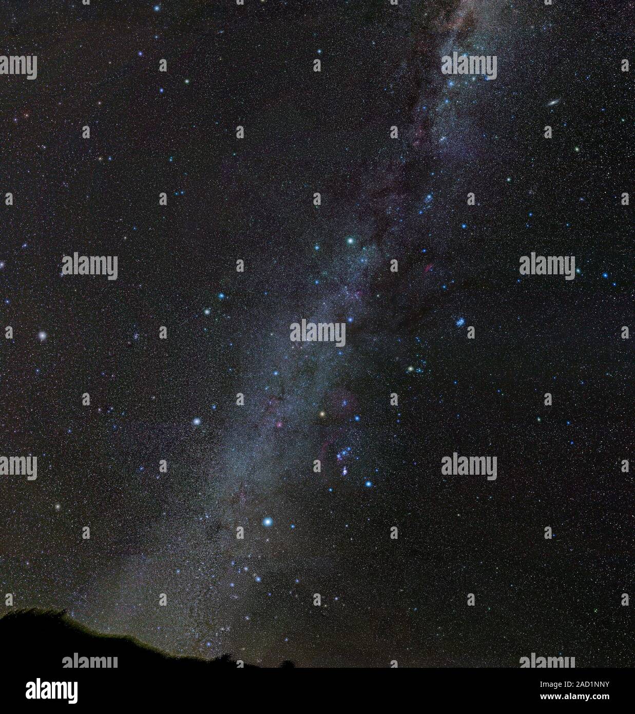 Winter Stars Without Light Pollution View Of The Night Sky Over Winter Stars Without Light Pollution View Of The Night Sky Over