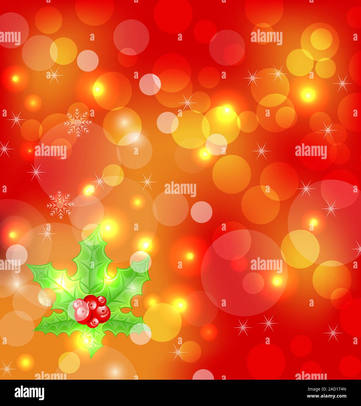 Christmas holiday wallpaper with decoration Stock Photo