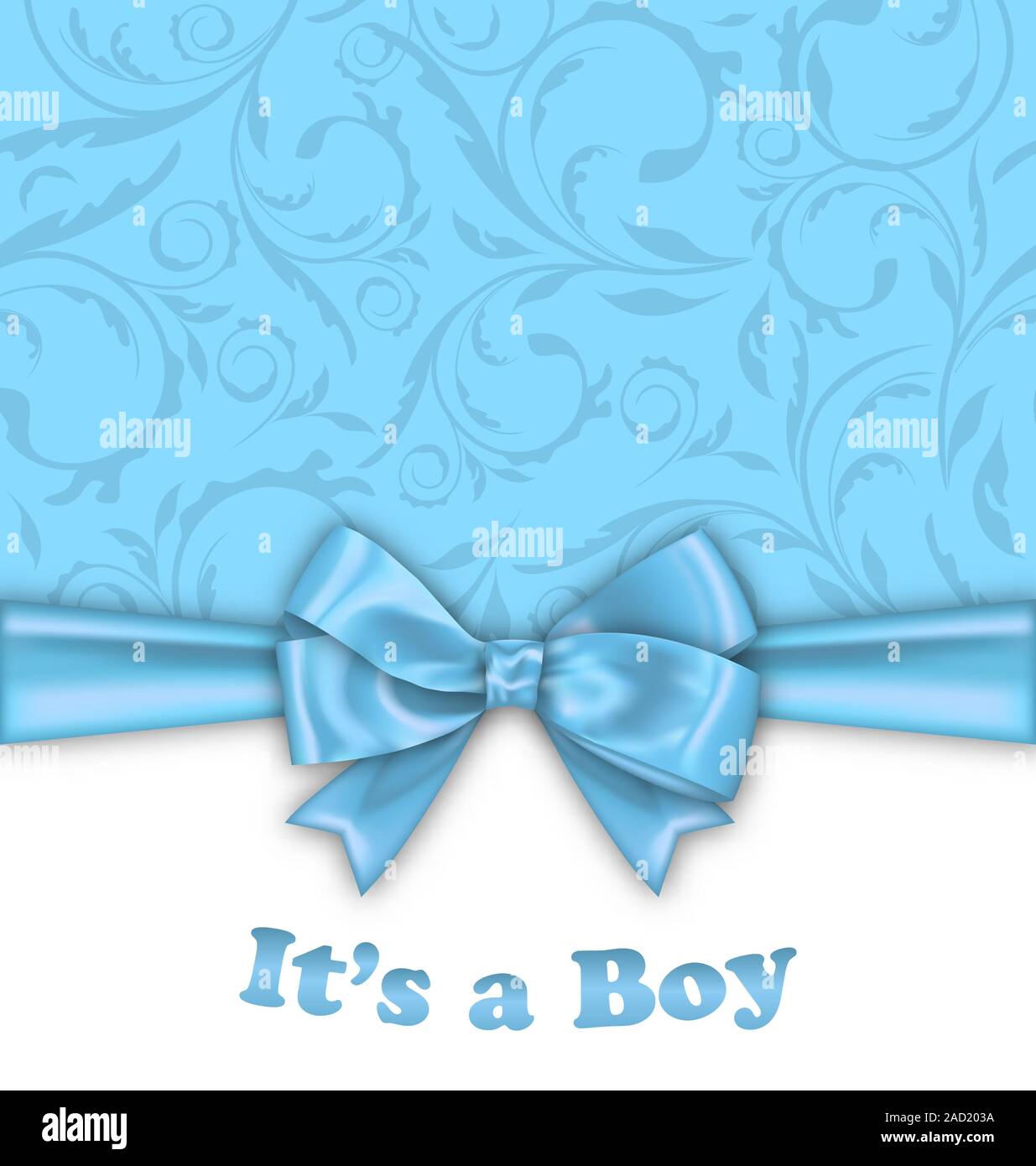 blue baby bow