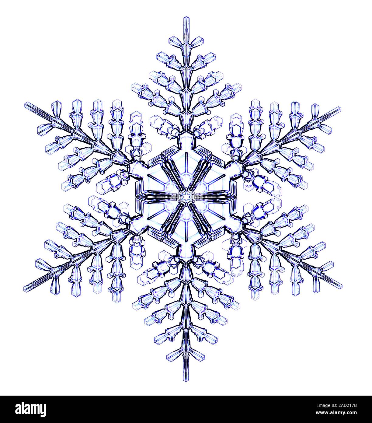 строение снежинки