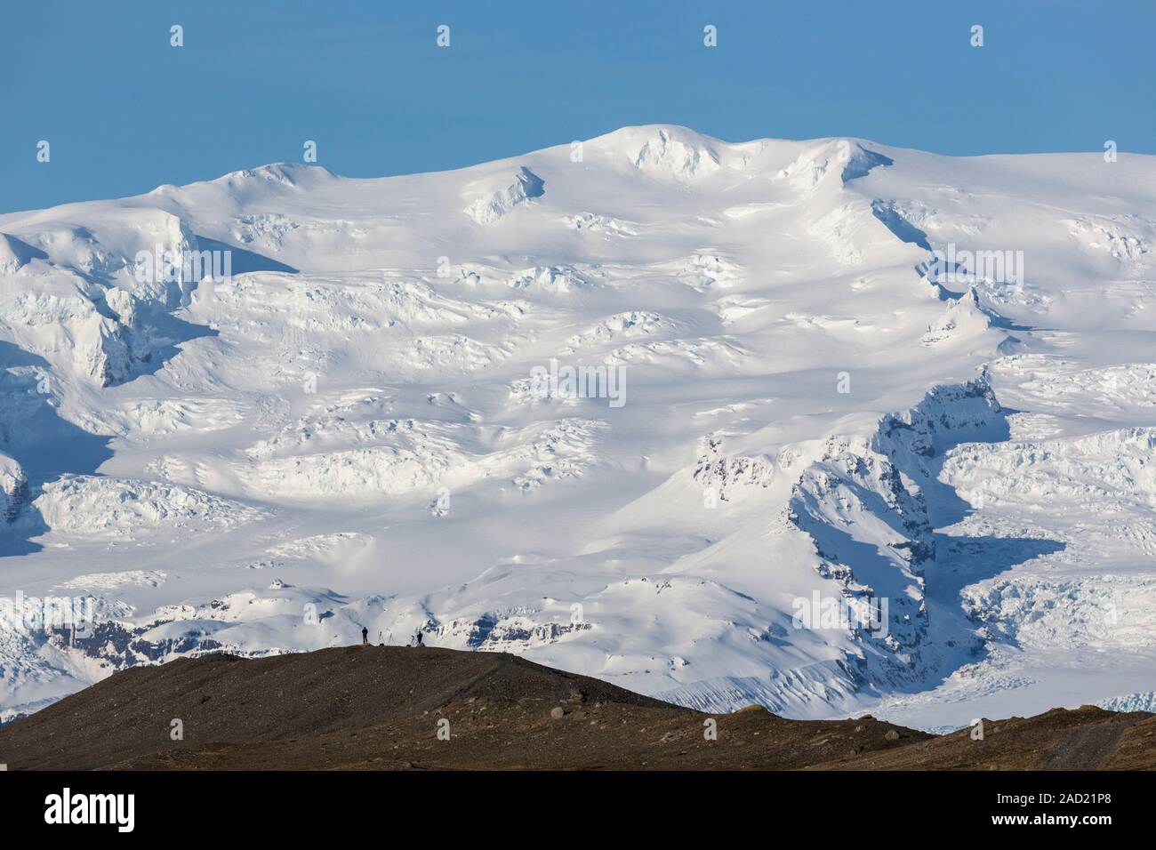 Many Glaciers Descend From The Oraefajokull Volcanic Complex In many-glaciers-descend-from-the-oraefajokull-volcanic-complex-in