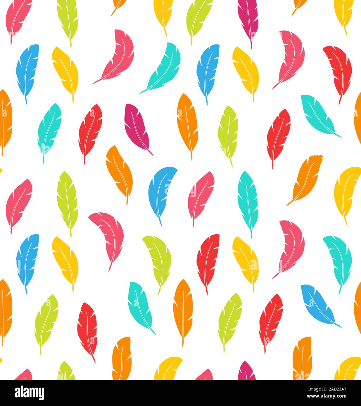 Feather Abstract Patterns Seamless pattern abstract feathers Cut Out Stock Images & Pictures - Alamy