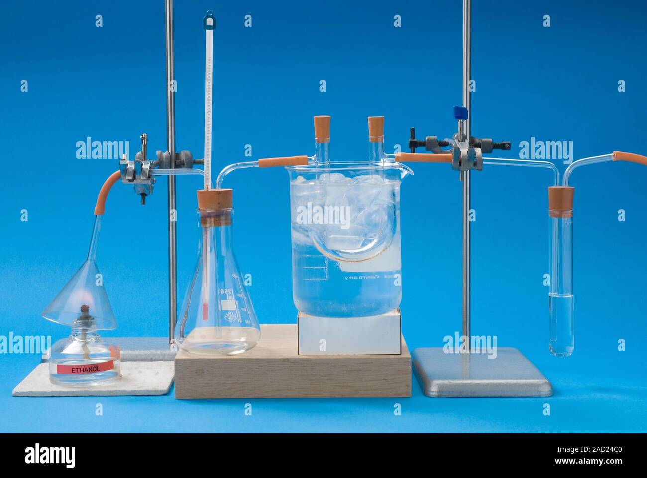 experiment on products of combustion