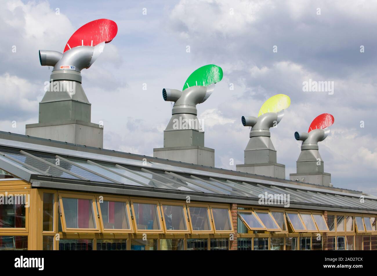 Bedzed the UK's largest eco carbon neutral housing complex in