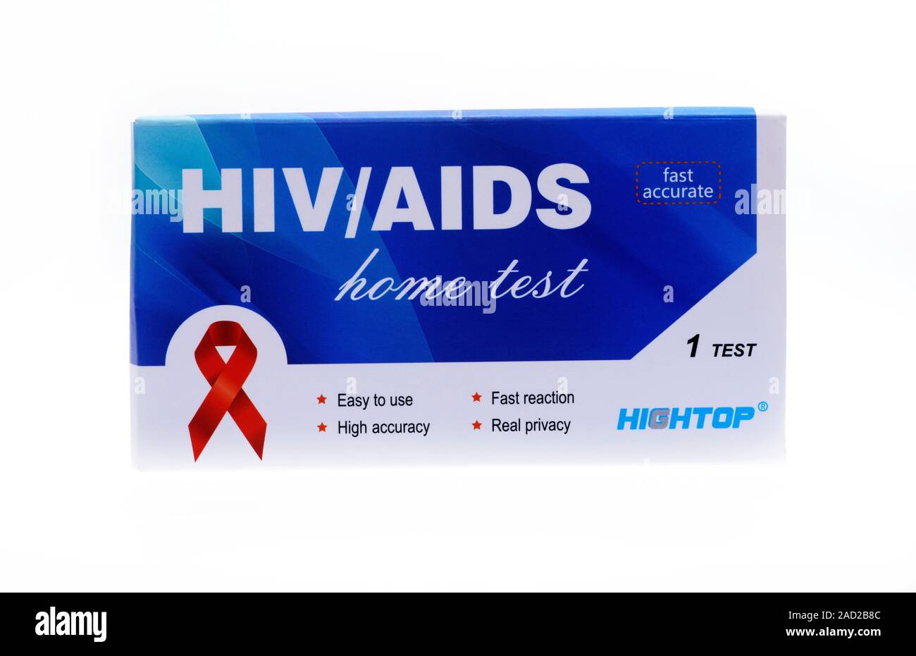 Home HIV test. Home test kit for HIV (Human Immunodeficiency Virus ...