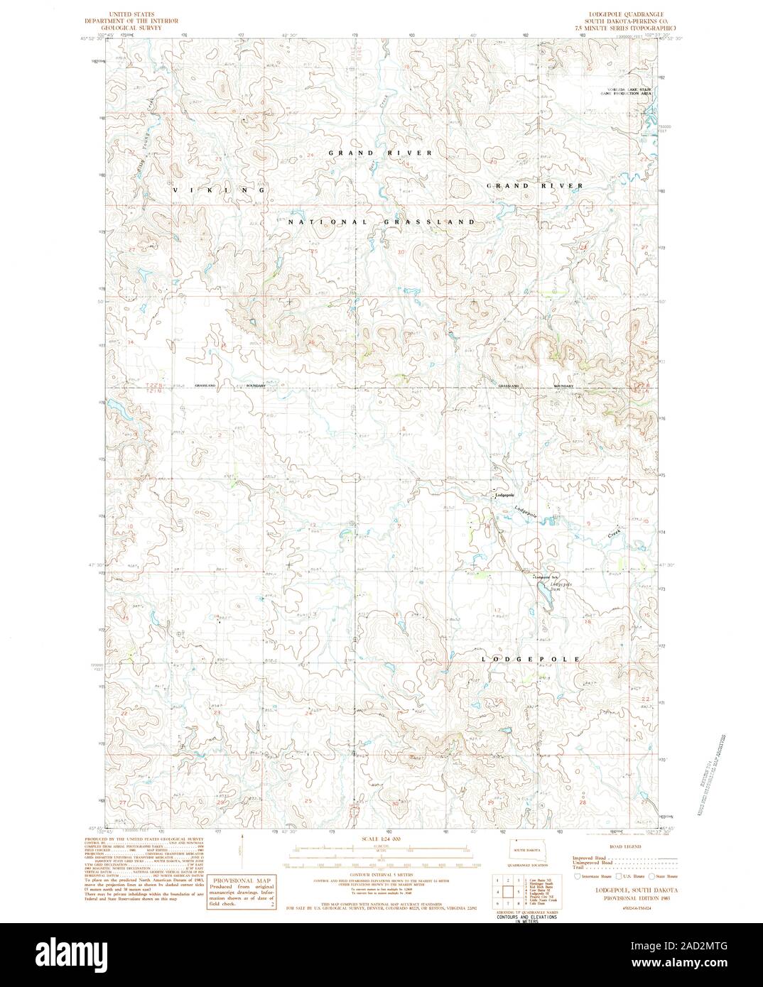 Map of lodgepole Cut Out Stock Images & Pictures Alamy