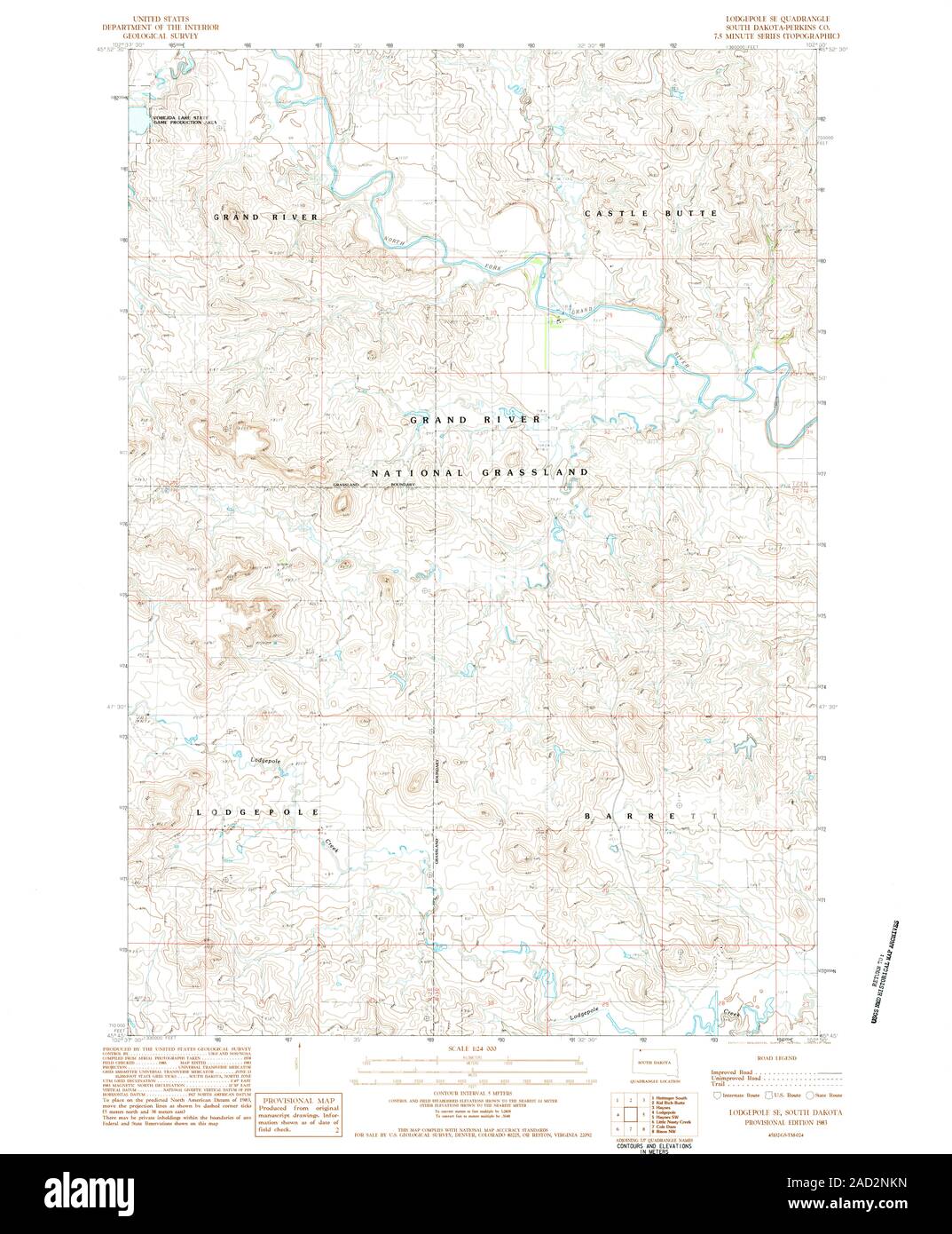 Map of lodgepole Cut Out Stock Images & Pictures Alamy