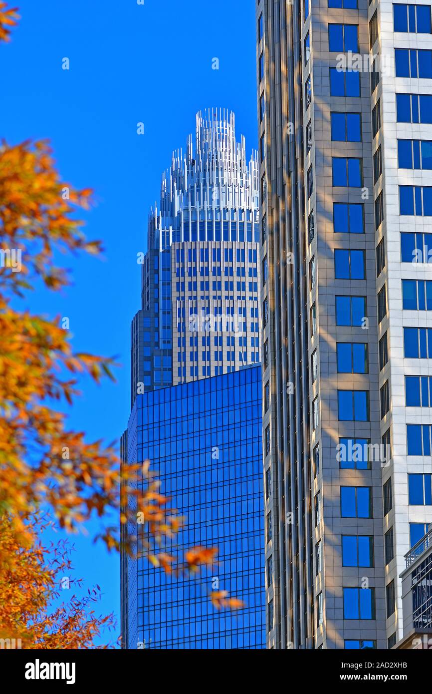 The Bank Of America Corporate Center Tower In Charlotte Nc Usa
