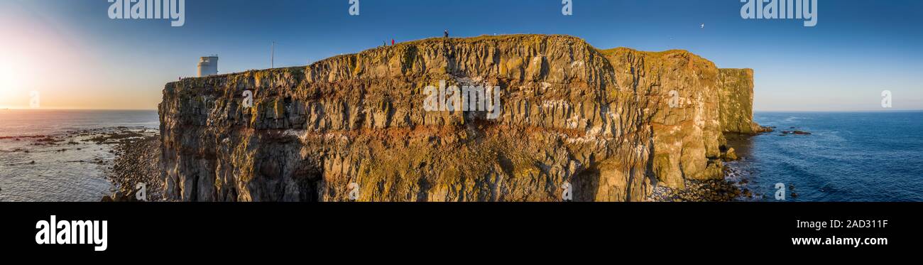 Latrabjarg cliffs, Westfjords, Iceland Stock Photo