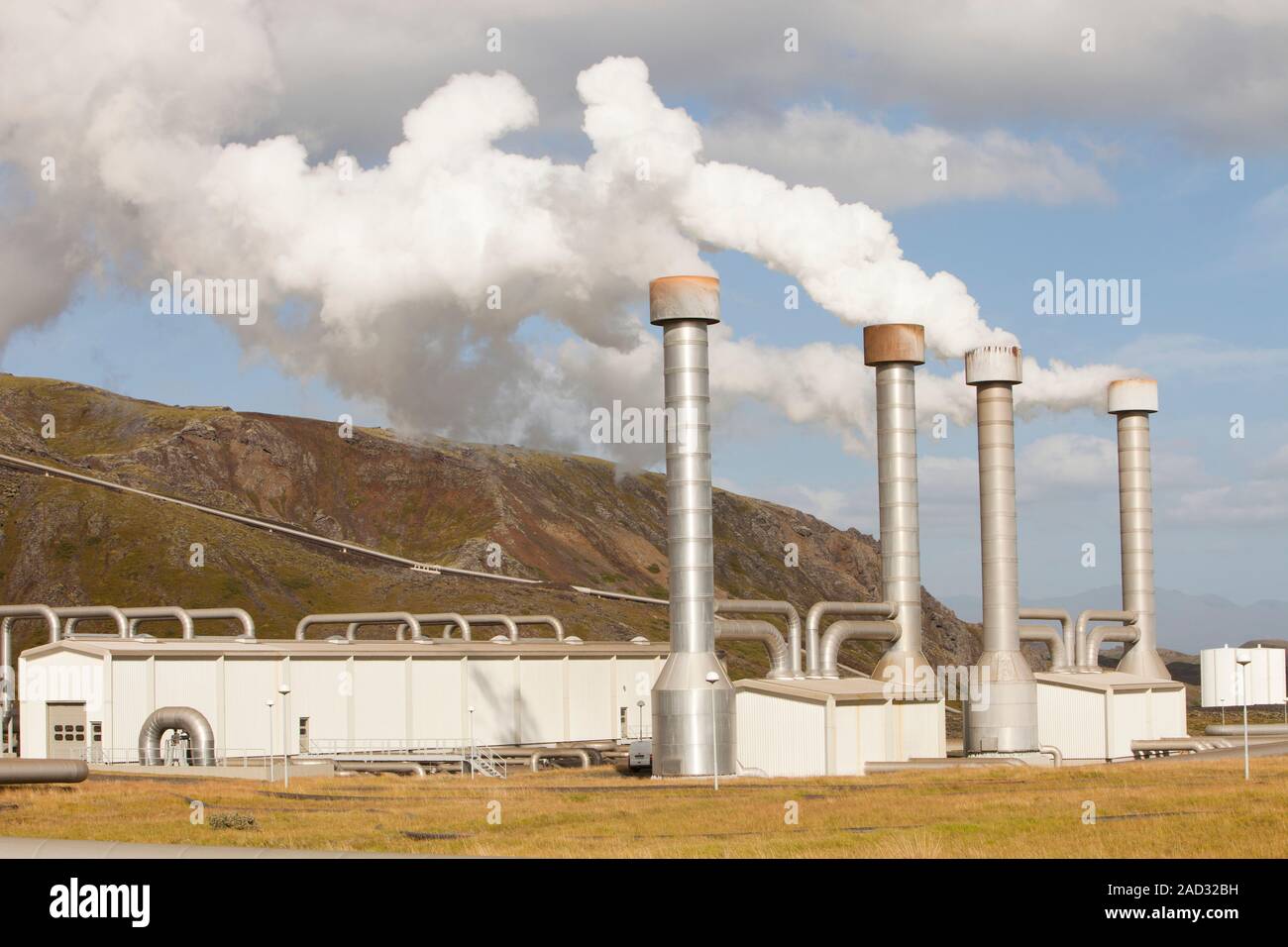 Hellisheidi geothermal power station in Hengill, Iceland is the worlds ...