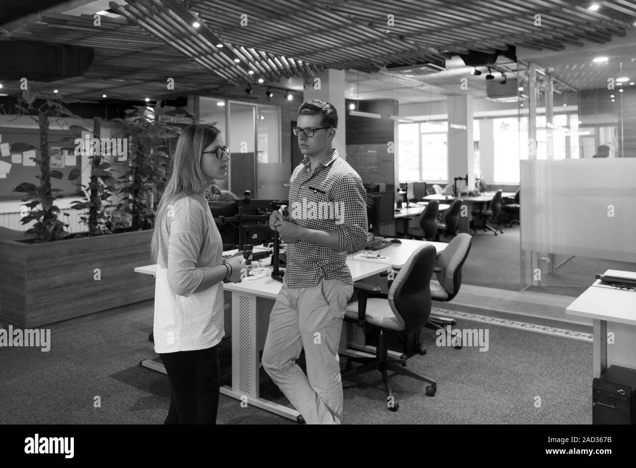 Happywoman getting Black and White Stock Photos Images Alamy