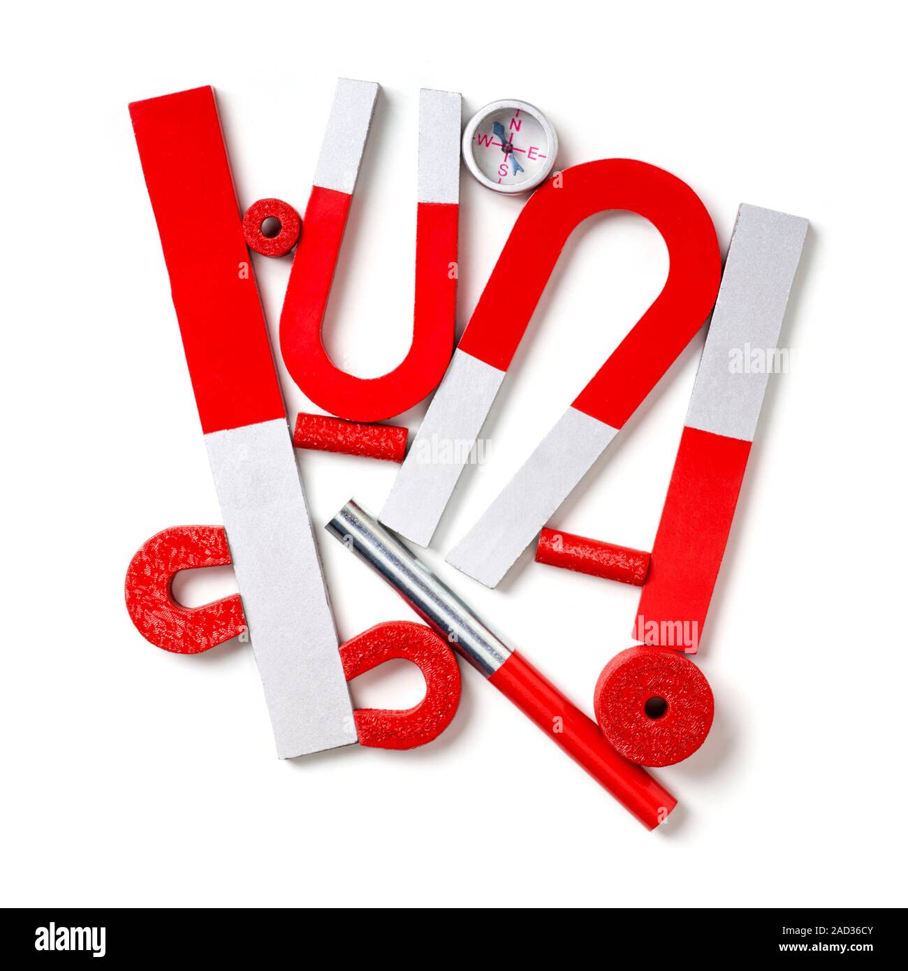 Collection of different types of permanent along with a small