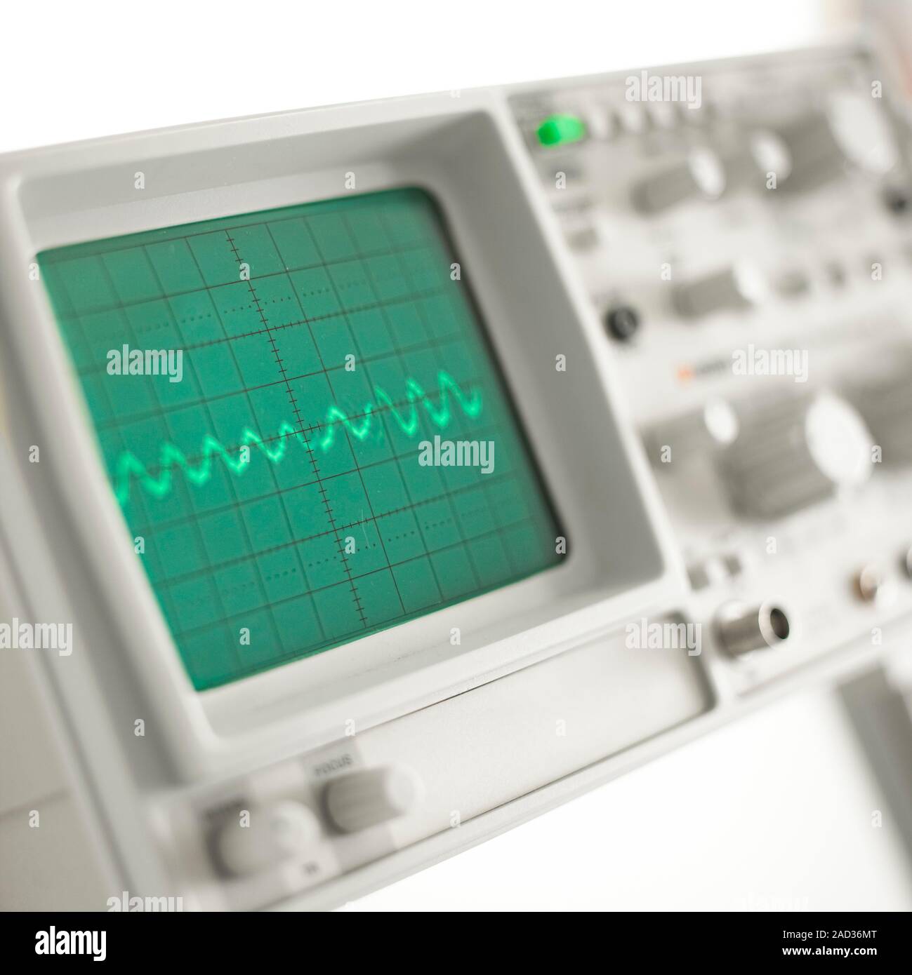 Oscilloscope. This is an instrument used to visualise changes in ...