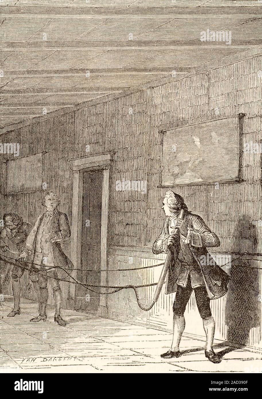 Stephen Gray (1666-1736) English scientist born at Canterbury, Kent ...