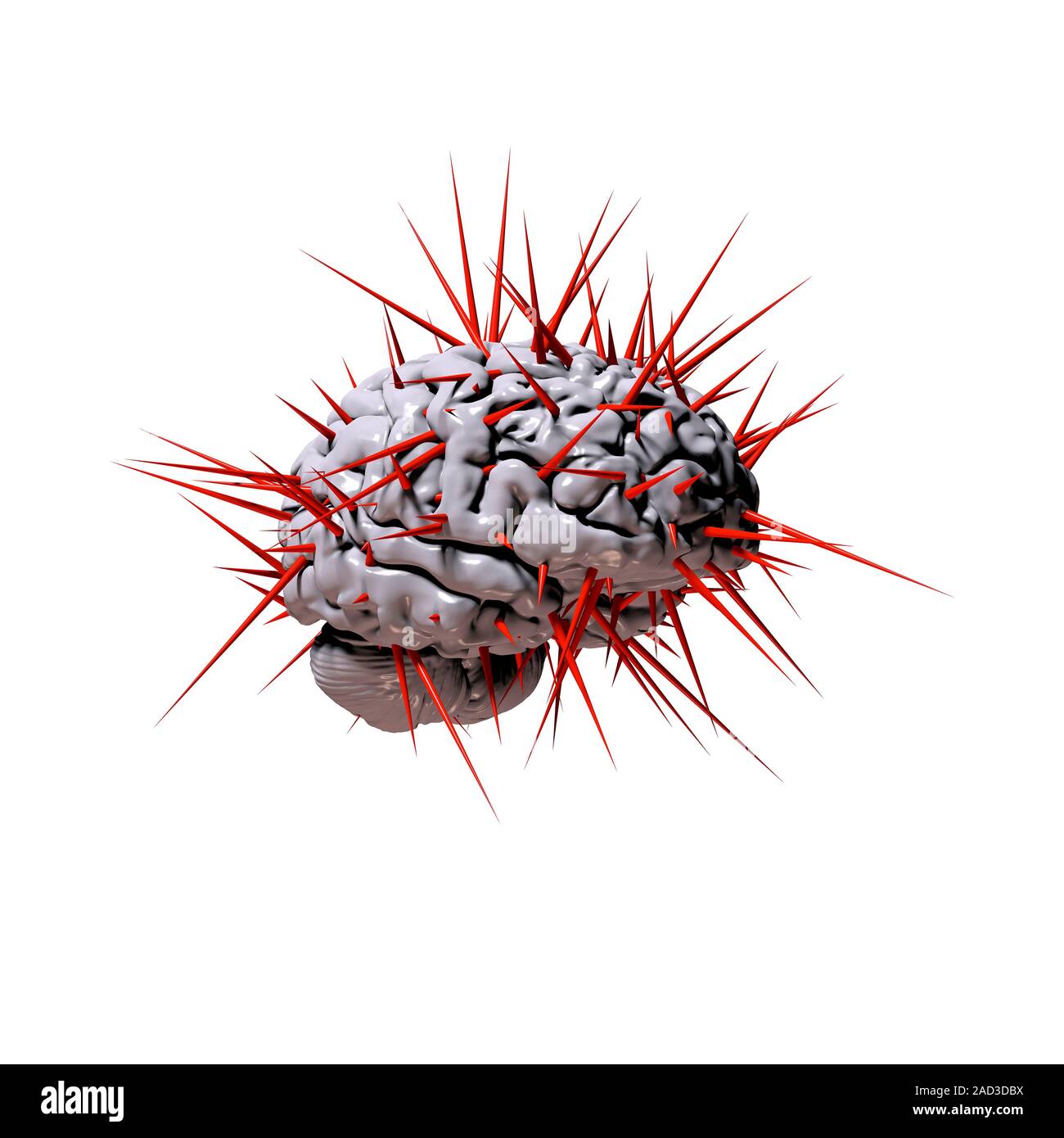 This image may not be used in educational posters Spiky brain, computer ...