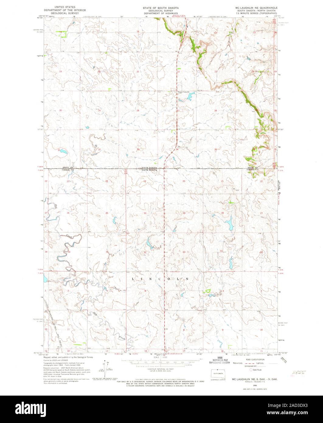 Map of mclaughlin hires stock photography and images Alamy