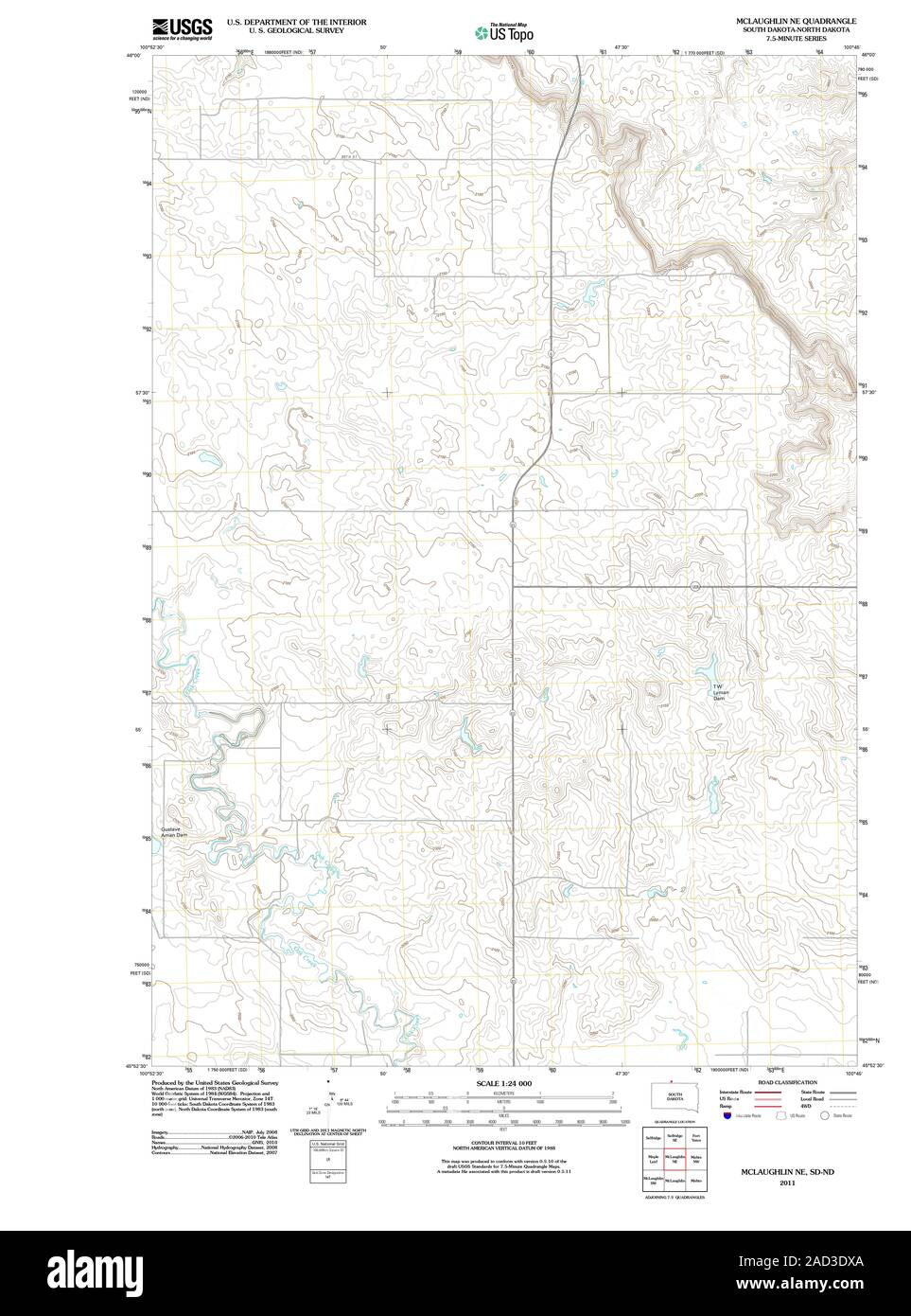 Map of mclaughlin hires stock photography and images Alamy