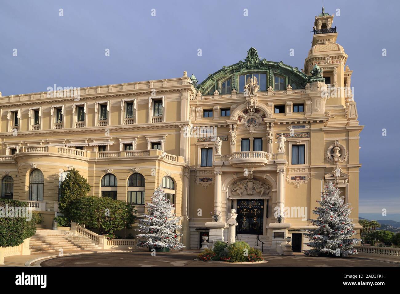 Monte-Carlo, Casino and Opera by architect Charles Garnier Stock Photo