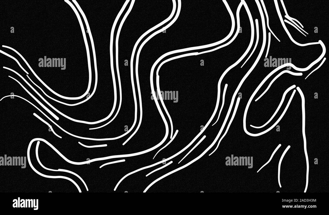 white lines on black abstract artistic background Stock Photo Alamy