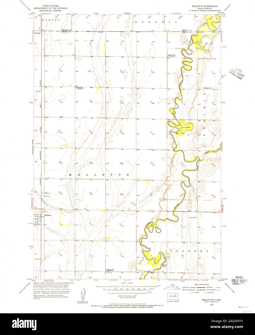 Map of mellette hires stock photography and images Alamy
