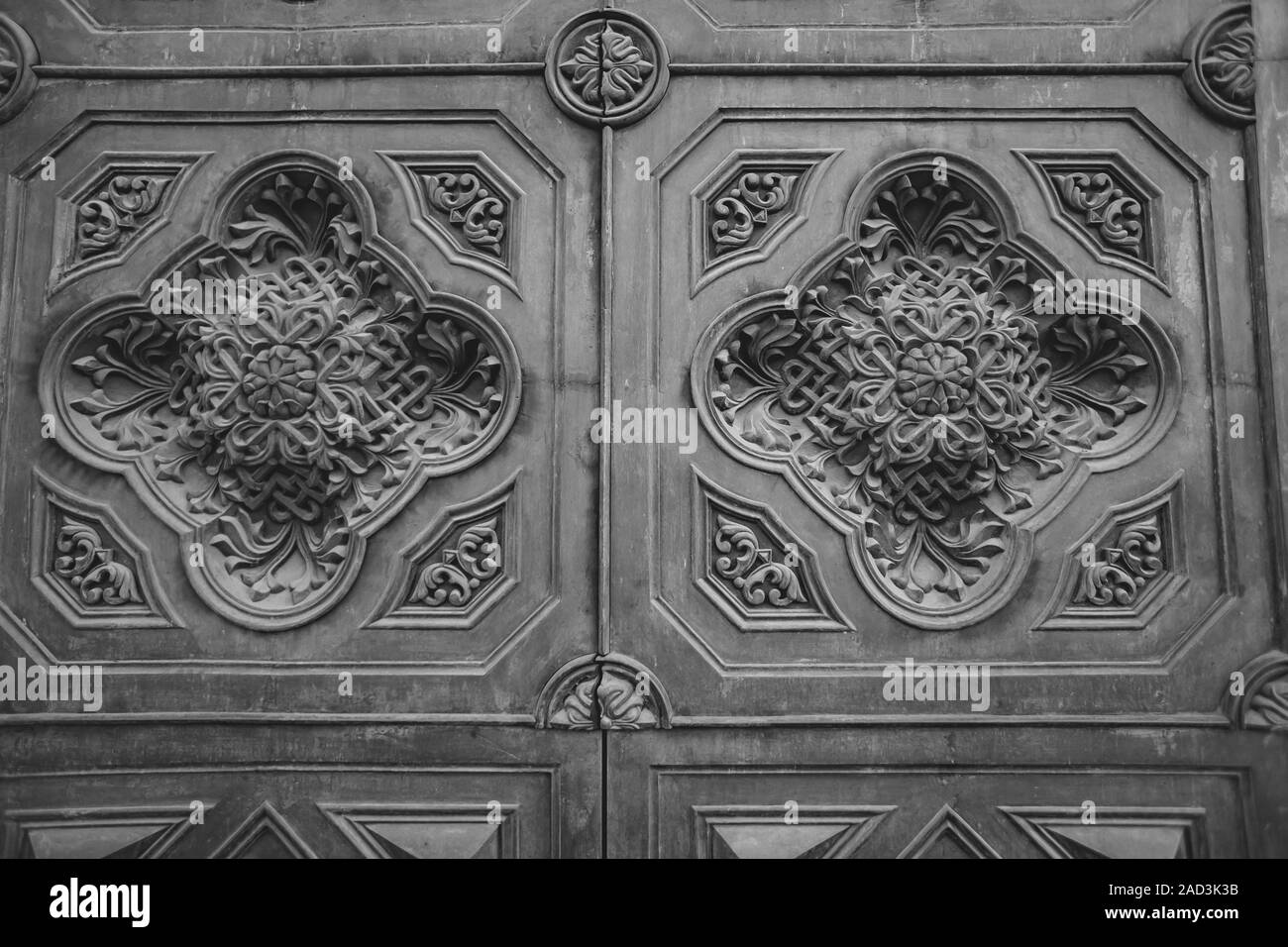 Arabesque patterns Black and White Stock Photos & Images - Alamy