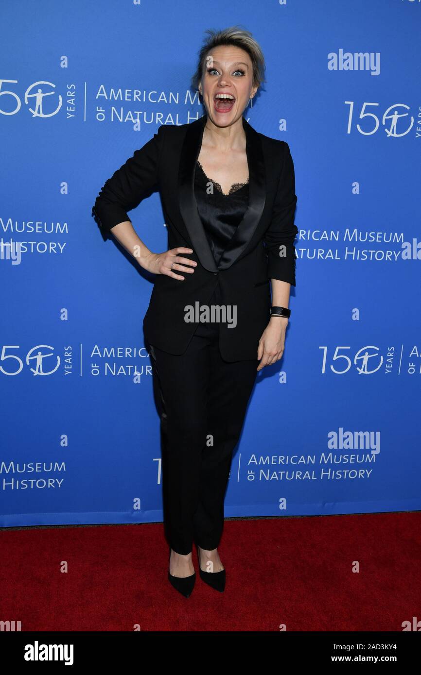 Kate McKinnon - American Museum of Natural History Annual Benefit Gala, Arrivals, New York, USA - 21 Nov 2019 Stock Photo