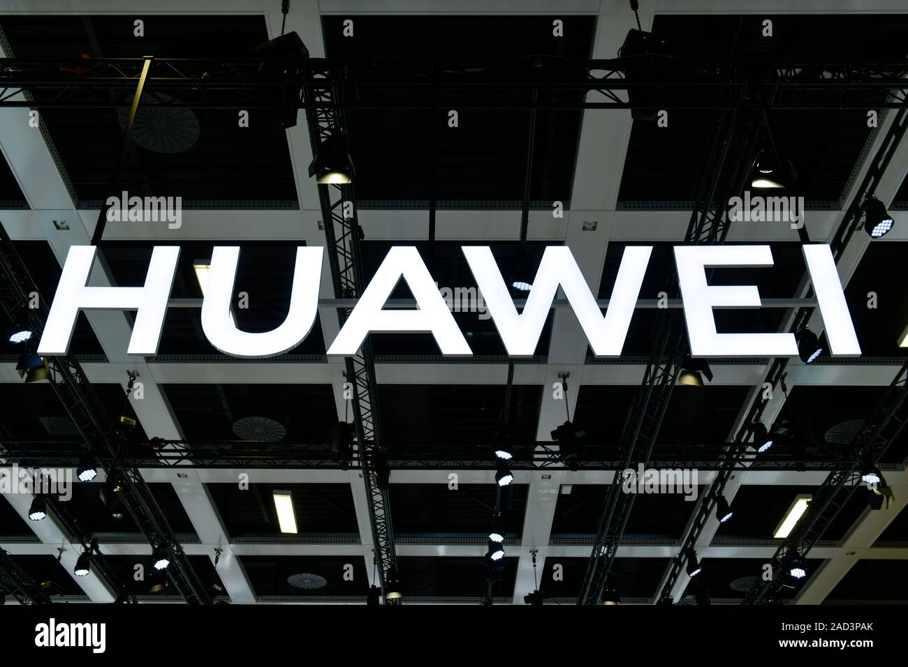 Logo Huawei, Internationale Funkaustellung, Berlin 2019, Deutschland Stock Photo