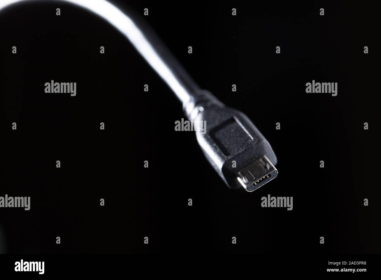 Usb connector on isolated background Stock Photo - Alamy