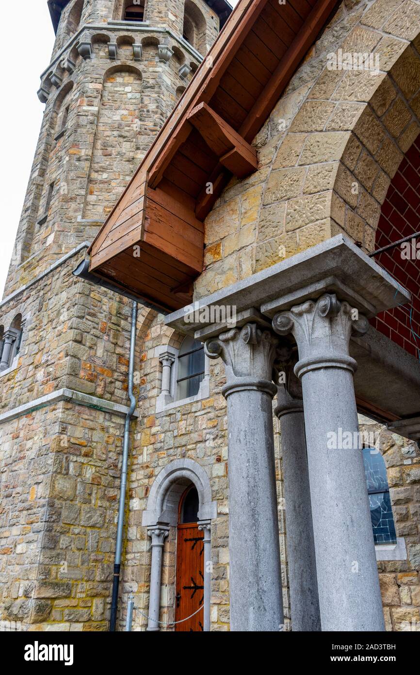 Church Of The Immaculate Conception In Medell Belgium Entrance