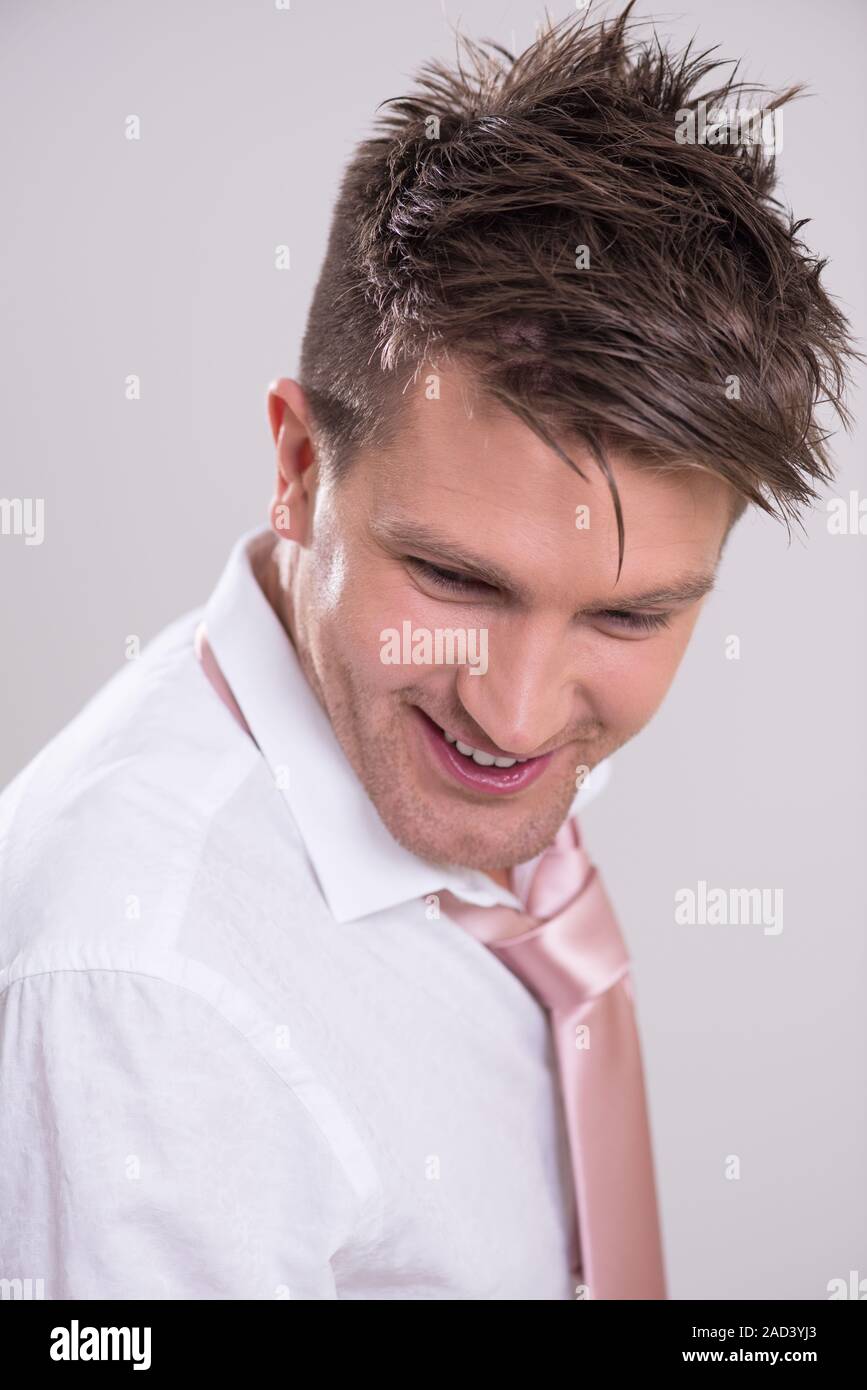 Portrait of a young handsome man Stock Photo