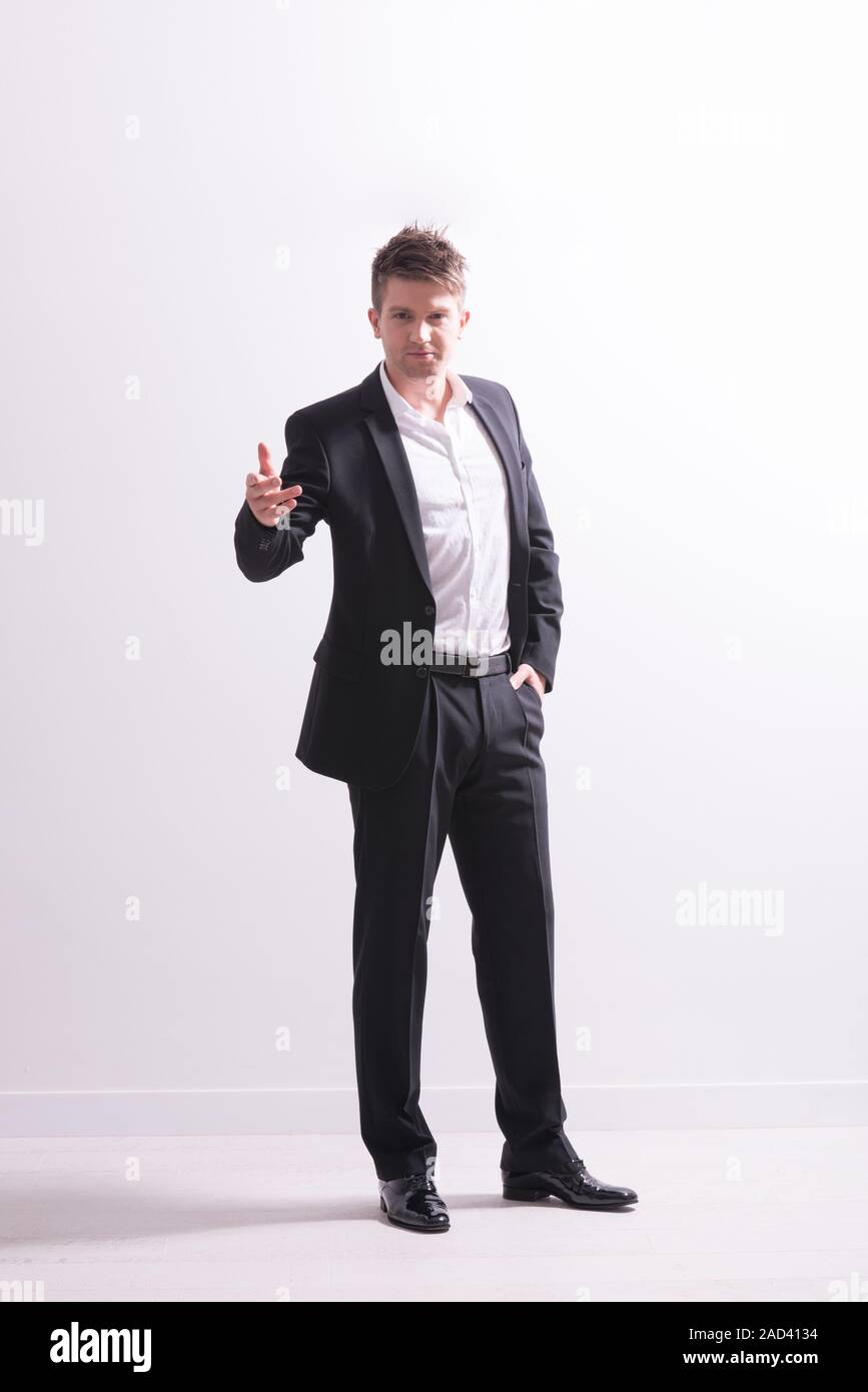 Full body shot of an young handsome man Stock Photo - Alamy