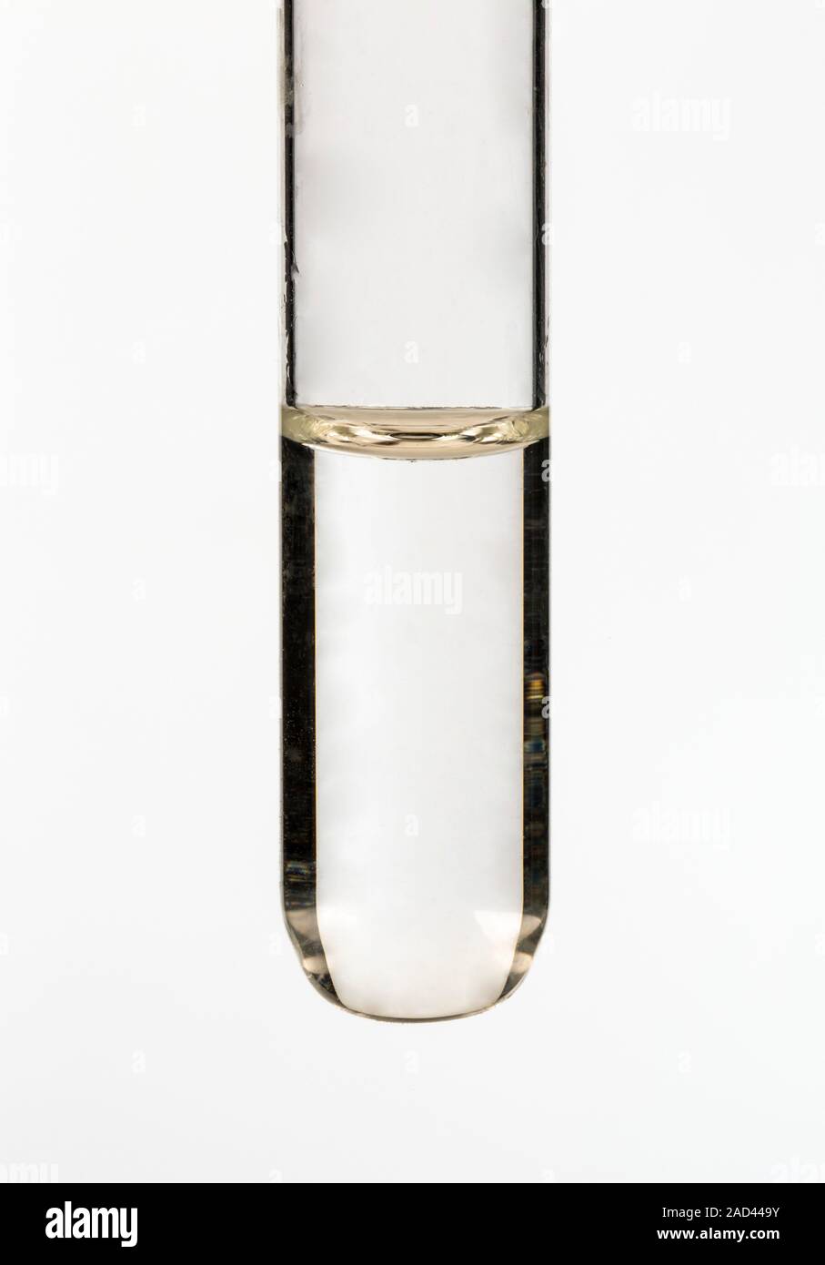 Silver mirror test with Tollens' reagent. 1 of 3 When a few drops of an