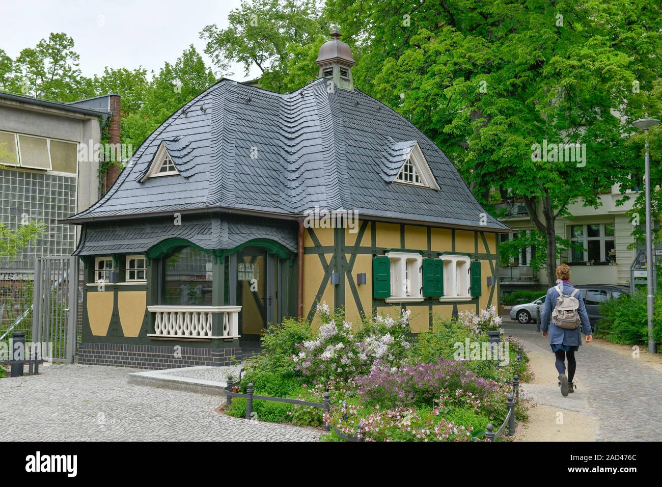 Pavillon, Perelsplatz, Friedenau, Tempelhof-Schöneberg, Berlin, Deutschland Stock Photo