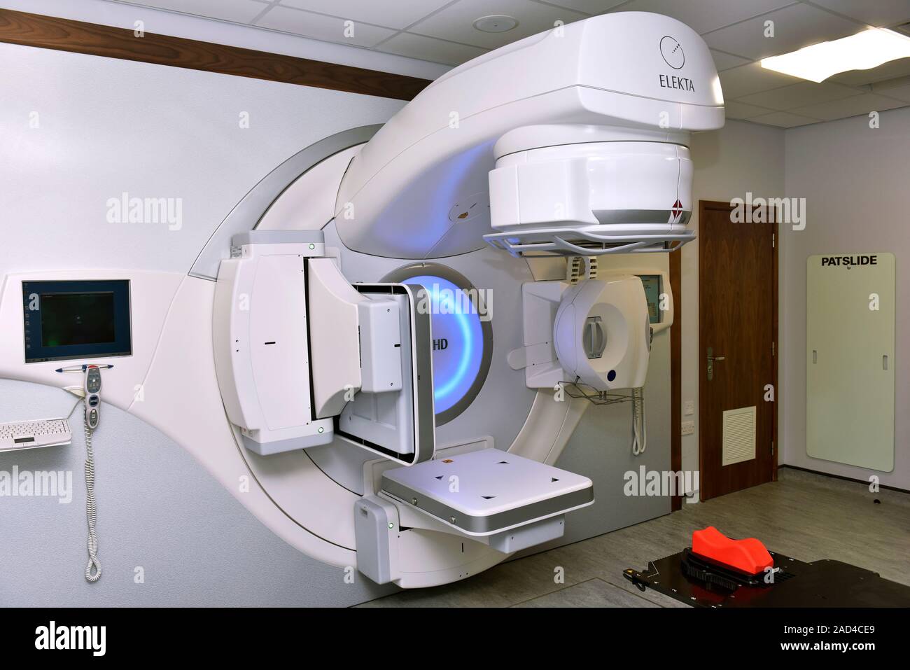 Radiotherapy machine. Linear accelerator used in radiotherapy cancer