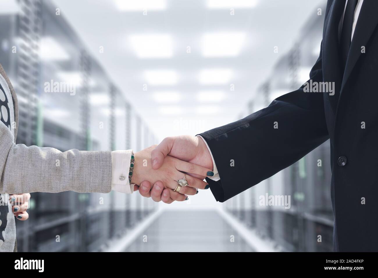 Business man and woman handshake on meeting Stock Photo - Alamy