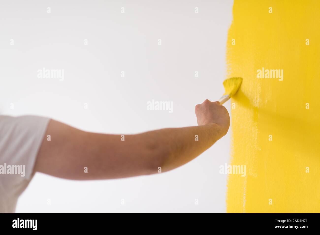 hand painting wall Stock Photo Alamy