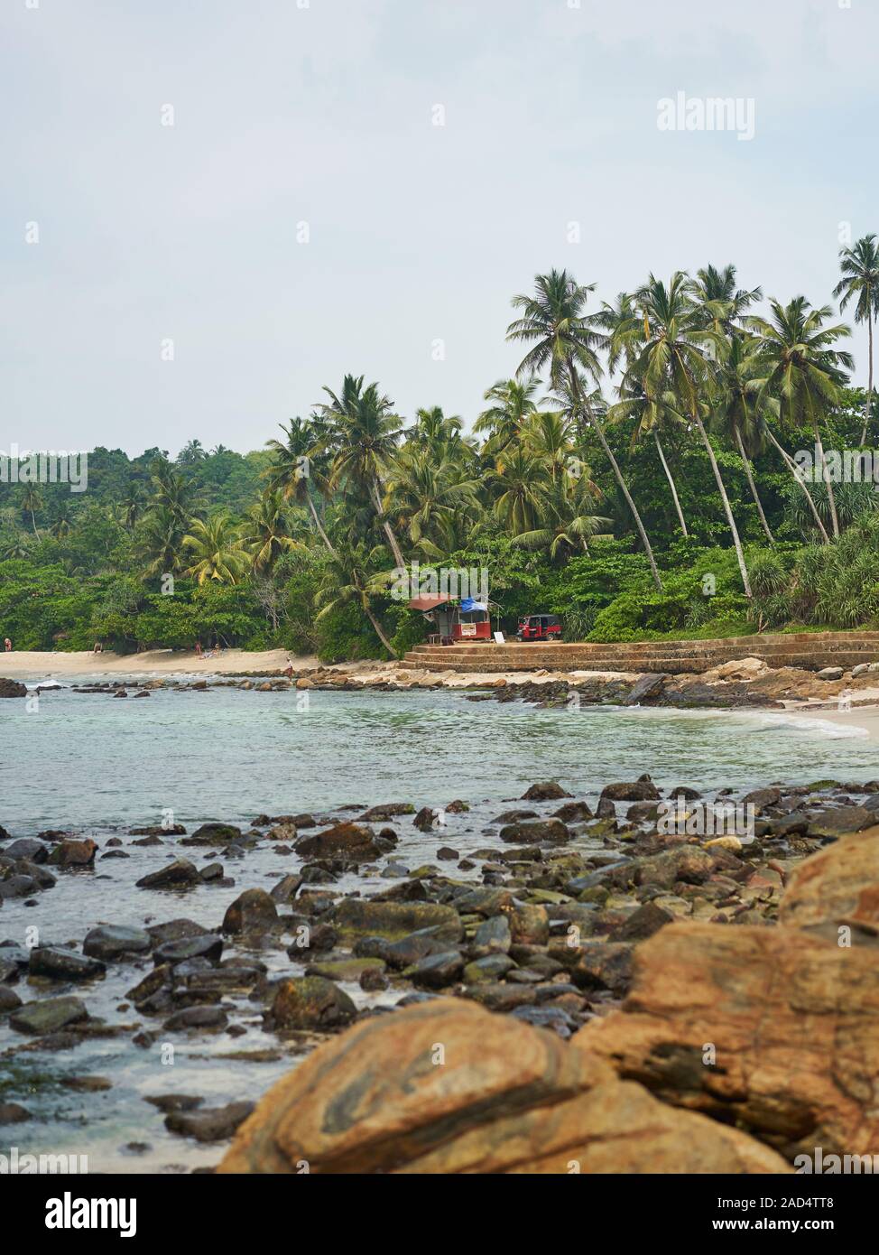 Roti hut on Hiriketiya beach, Sri Lanka Stock Photo Alamy