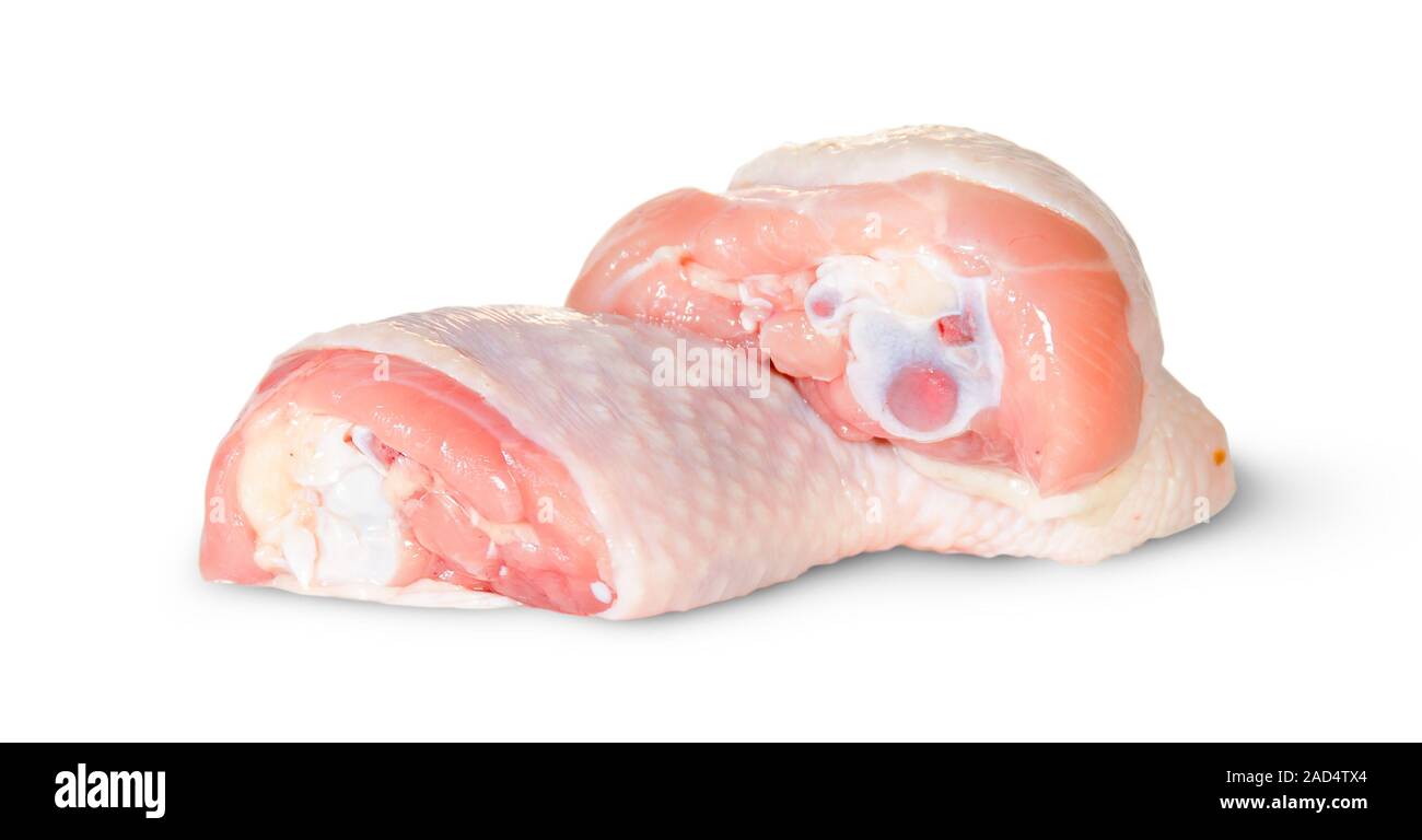 Two Raw Chicken Legs Lying On Each Other Stock Photo - Alamy